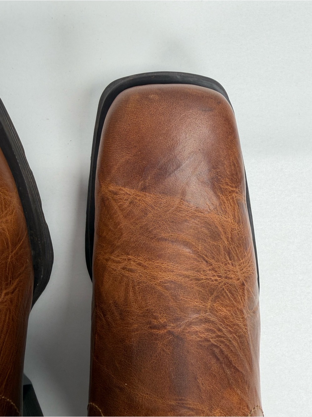 Ariat Midtown Rambler Mens Leather Chelsea Boots Size 9.5 EE Barn Brown 10019868 - Picture 9 of 16